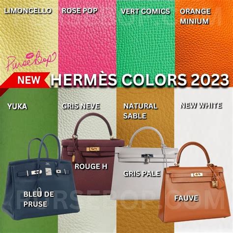 hermes bag colors 2019|Hermes colors value guide.